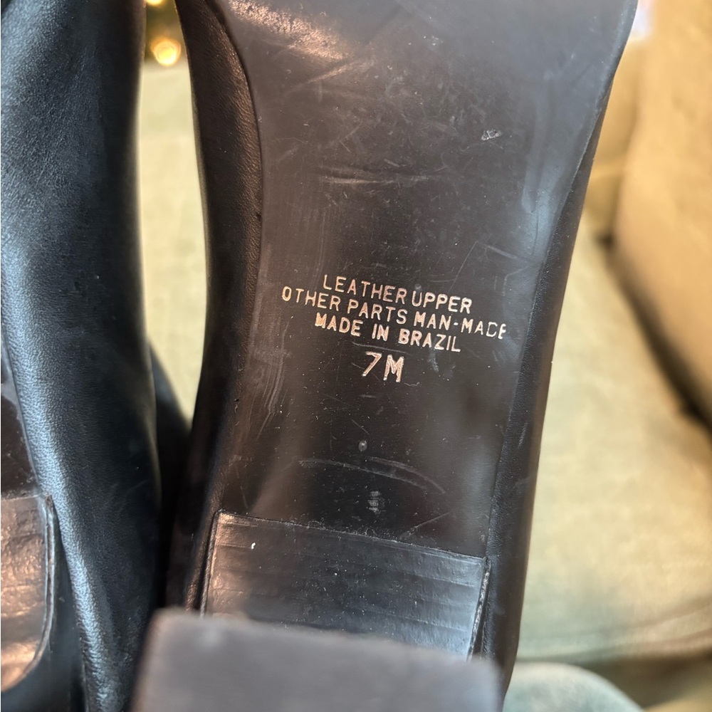 Elegant Black Leather Women's Boots - Picture 5 of 7